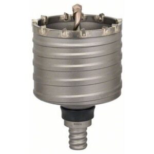 Bosch - Dutá vrtací korunka SDS-max-9 100 x 80 x 96 mm Tvrdokov nejjemnější zrnitosti s dlouhou životností - Dlouhá životnost/ nejlepší odolnost. 2spirálový tvar U - Standardní životnost/ dobré odvádění vrtné moučky. Asymetrické zuby z tvrdokovu - Počet břitů je přizpůsobený průměru. Dlouhá stopka - Pro prorážecí vrtání. Hodí se na beton