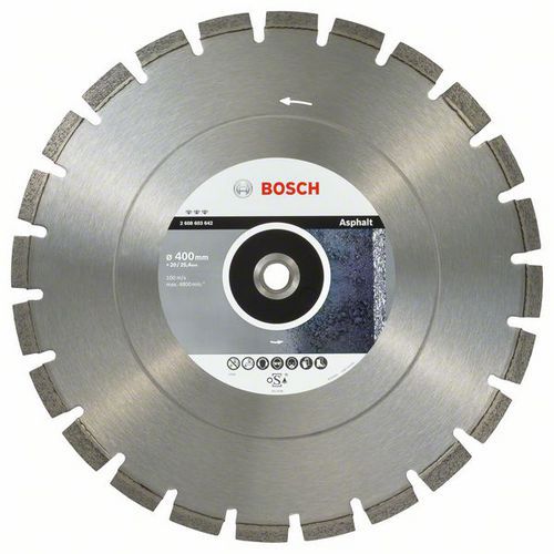 Bosch - Diamantový řezný kotouč Best for Asphalt 400 x 20/25