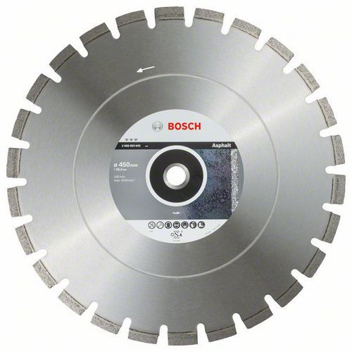 Bosch - Diamantový řezný kotouč Best for Asphalt 450 x 25