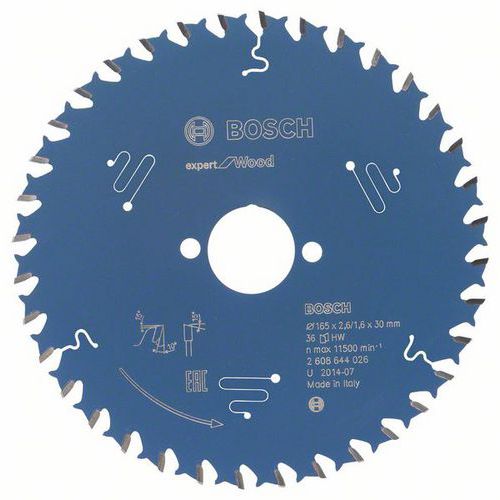 Bosch - Pilový kotouč Expert for Wood 165 x 30 x 2