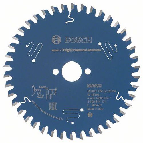 Bosch - Pilový kotouč Expert for High Pressure Laminate 140 x 20 x 1