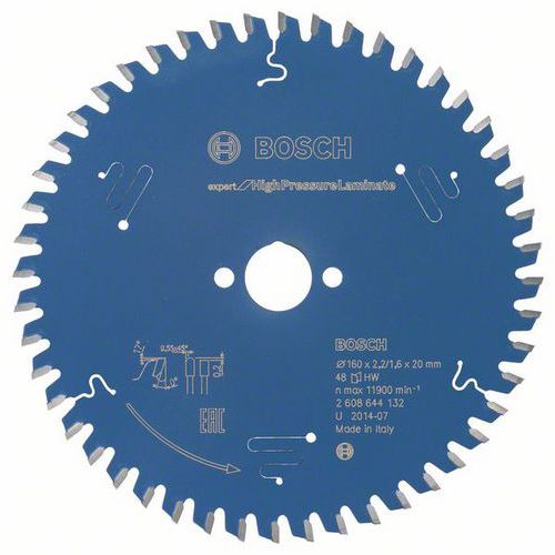 Bosch - Pilový kotouč Expert for High Pressure Laminate 160 x 20 x 2