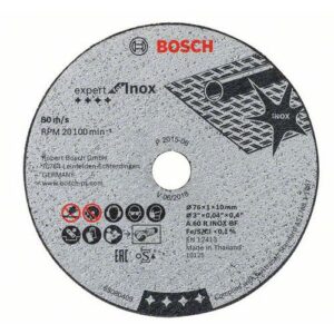 Bosch - Rozbrušovací kotouč Expert for Inox A 60 R INOX BF; 76 mm; 1 mm; 10 mm