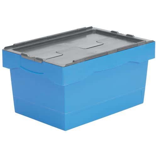 Plastový přepravní box s barevným krytem