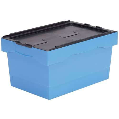 Plastový přepravní box s barevným krytem
