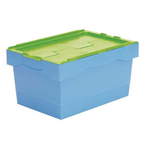 Plastový přepravní box s barevným krytem