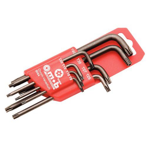 Sada klíčů Tamper Torx® Sada klíčů odolných proti korozi. <br />Pevnější než běžná ocel.