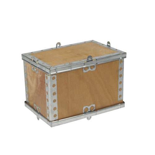 Dřevěný přepravní box s víkem