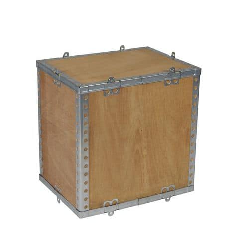Dřevěný přepravní box s víkem