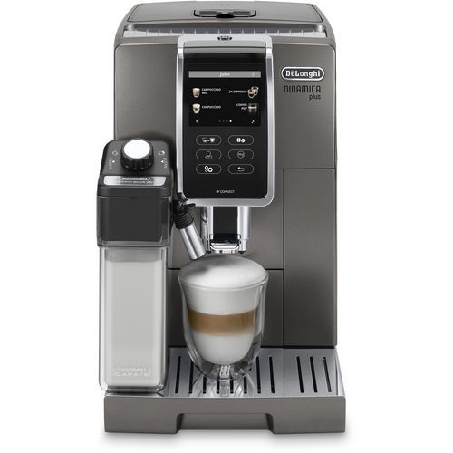 Kávovar Espresso Delonghi Dinamica Plus Ecam 370.95 Plnoautomatický kávovar Dinamica Plus připraví až 15 různých kávových specialit.<br />Samozřejmostí je espresso