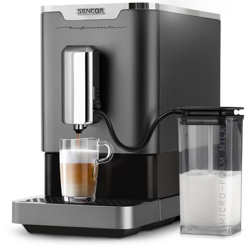 Kávovar Espresso Sencor Ses 9200CH Plně automatický kávovar Sencor připraví jedním dotykem espresso