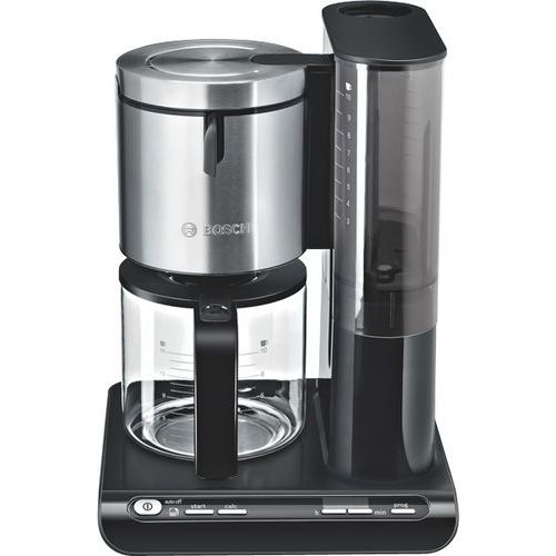 Překapávací kávovar Bosch TKA 8633 Kávovar Bosch na překapávanou kávu s časovačem a hodinami s pamětí.<br />Lepší chuť kávy zajistí Dual Heating Systém