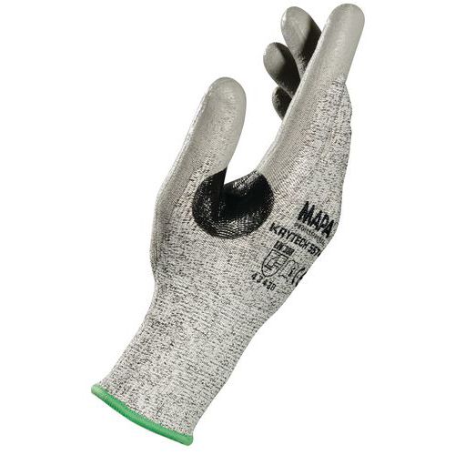 Polyuretanové rukavice KryTech 557R polomáčené v nitrilu