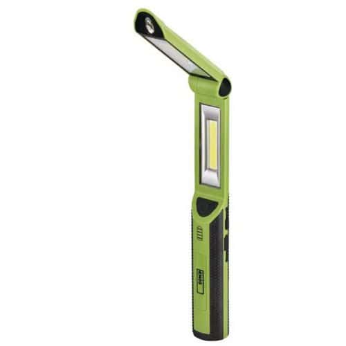 COB LED + LED nabíjecí prac.svítilna P4535