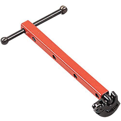 Klíč na umyvadla Sanicrom® min délka 280 mm Pevná podložka a svorka otočná o 180°.<br />Čelist klíče je udržována vratnou pružinou.