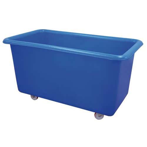 Mobilní kontejner pro těžké náklady – délka 1410 mm – 455 I Snadno čistitelná nádoba na těžké náklady. <br />Vyrobeno z recyklovaného polymeru.