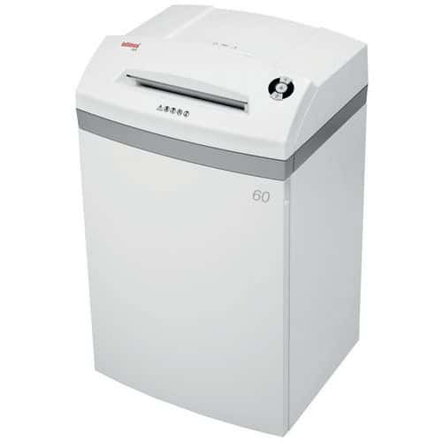 Skartovačka Intimus 60 CC3 Kancelářský skartovací stroj s jednoduchým intuitivním ovládáním pomocí multifunkčního displaye "i-control".<br />Skartuje v příčném řezu 3