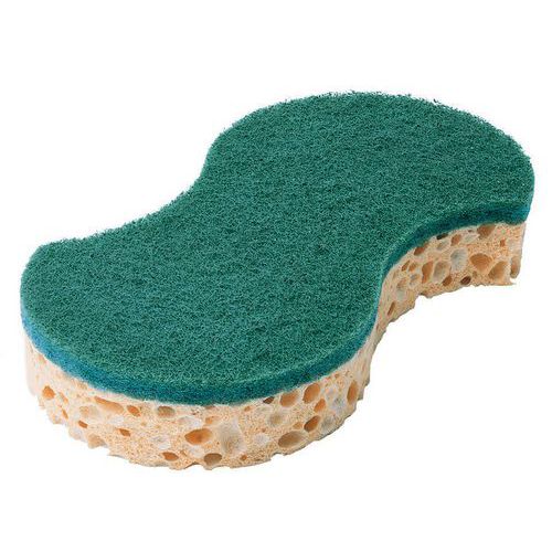 Houba Spontex Houbička s kvalitní abrazivní vrstvou. <br />Vynikající absorpční vlastnosti.<br />Ergonomický tvar.<br />Snadno se oplachuje a je částečně biologicky odbouratelná.