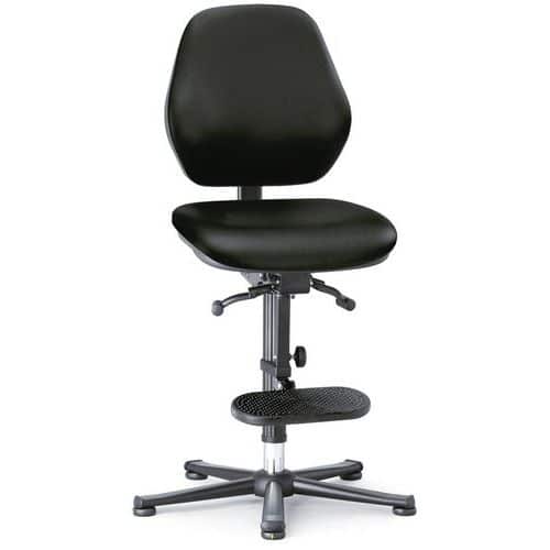Pracovní laboratorní židle Bimos Basic 9131 s kluzáky