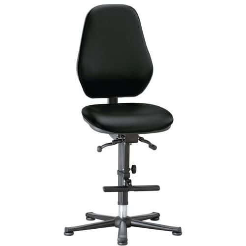 Pracovní laboratorní židle Bimos Basic 9136 s kluzáky