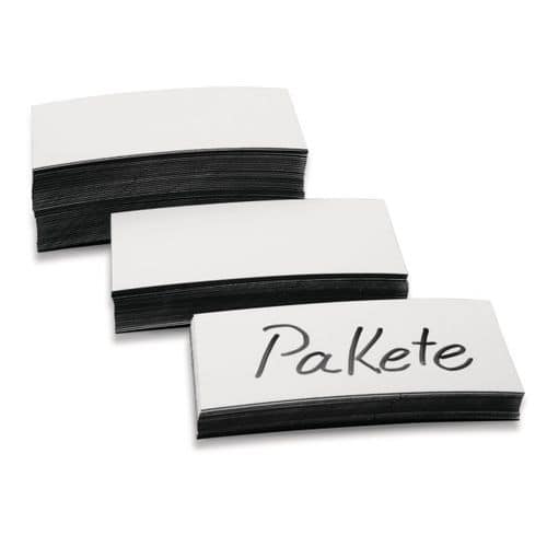 Magnetoplan magnetické etikety bílé 50x100x0