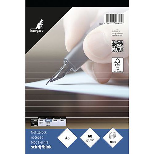 Poznámkový blok Fastprint - řádkový