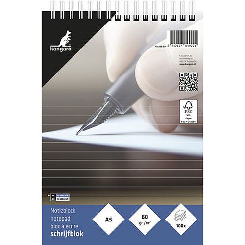 Poznámkový blok Fastprint - řádkový