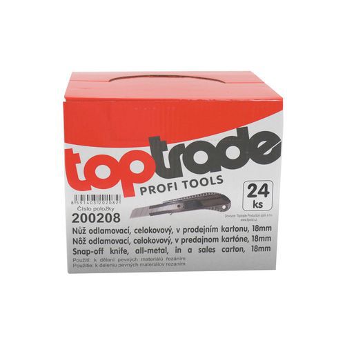 TOPTRADE nůž odlamovací