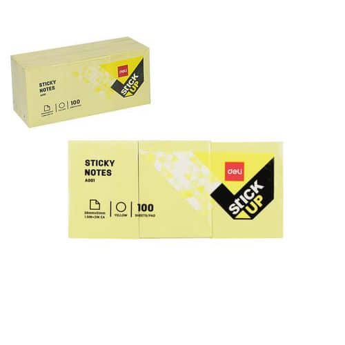 Bloček samolepící DELI STICK UP 38 x 51mm