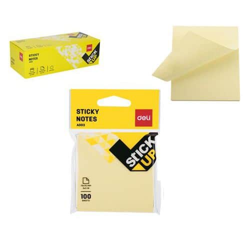 Bloček samolepící DELI STICK UP 76 x 76mm