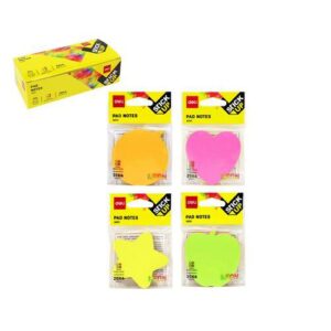 Bloček samolepící DELI STICK UP 69 x 69mm NEON