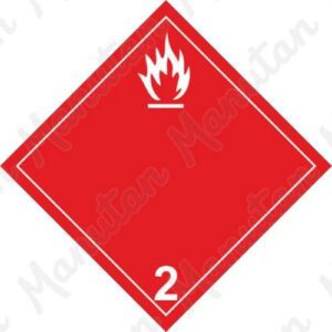 Nebezpečí požáru hořlavé plyny č.2 B