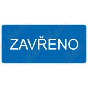 Zavřeno