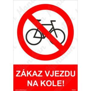 Zákaz vjezdu na kole