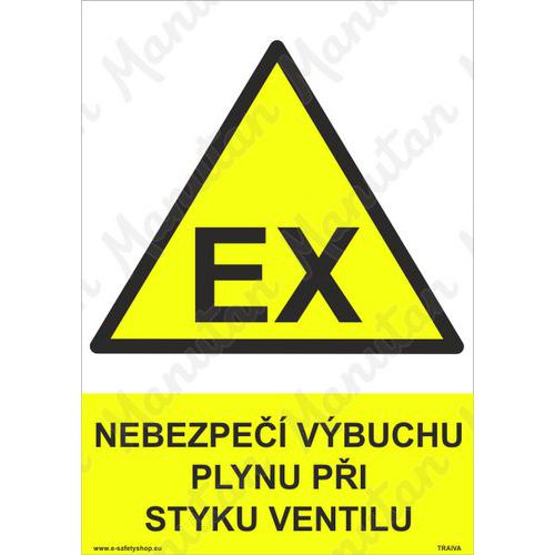 Nebezpečí výbuchu plynu při styku ventilu