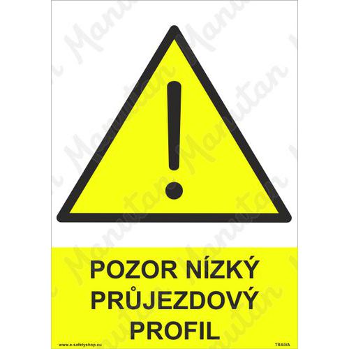 Pozor nízký průjezdový profil