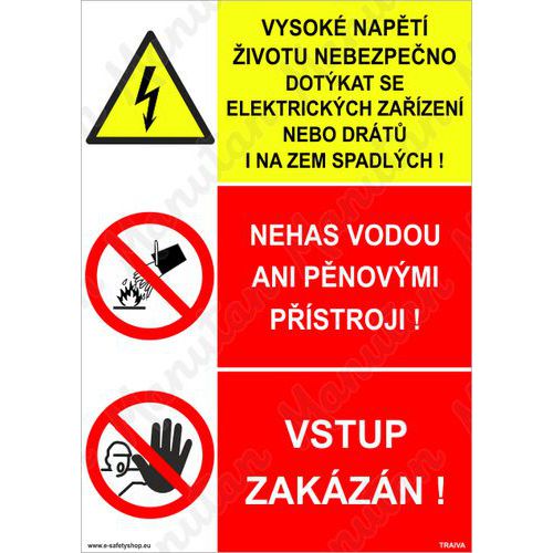 Vysoké napětí životu nebezpečno