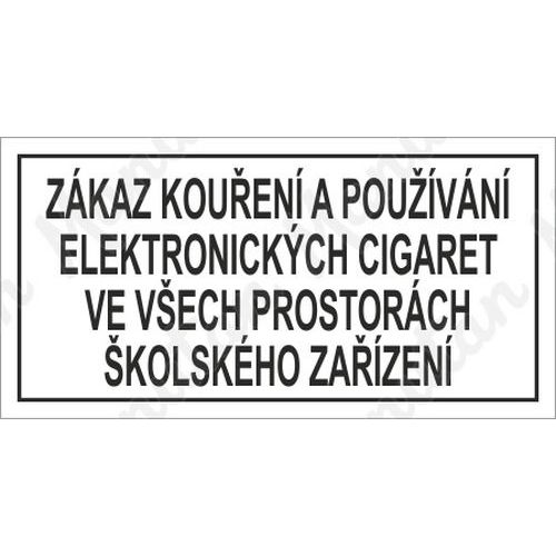Zákaz kouření a používání elektronických cigaret