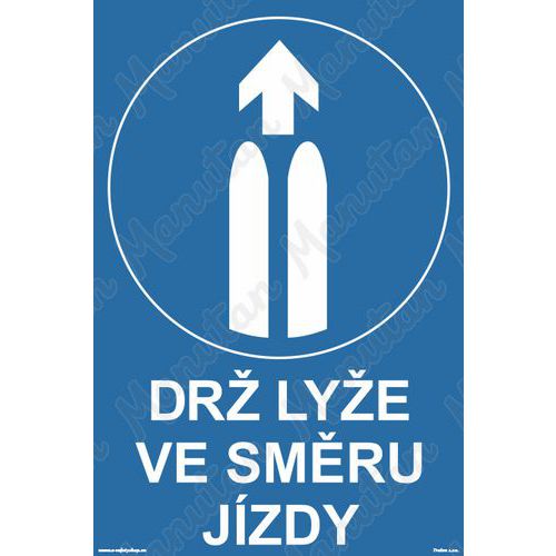 Drž lyže ve směru jízdy
