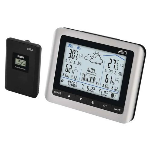 Domácí bezdrátová meteostanice Emos E0316 Domácí meteostanice s mnoha funkcemi vám přinese vždy aktuální informace.<br />Bezdrátové čidlo s dosahem až 60 m.<br />Měření vnitřní a venkovní teploty a vlhkosti