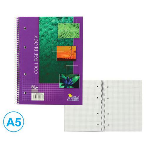 Blok COLLEGE A5 čtvereček 15085 College blok z bezdřevého papíru