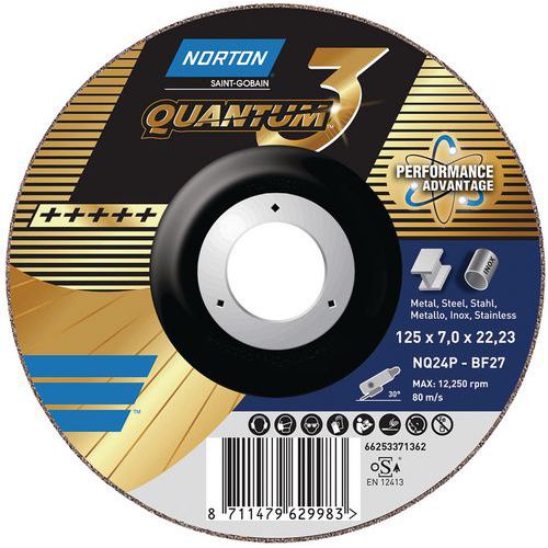 Brusný kotouč Norton na kov Quantum 3