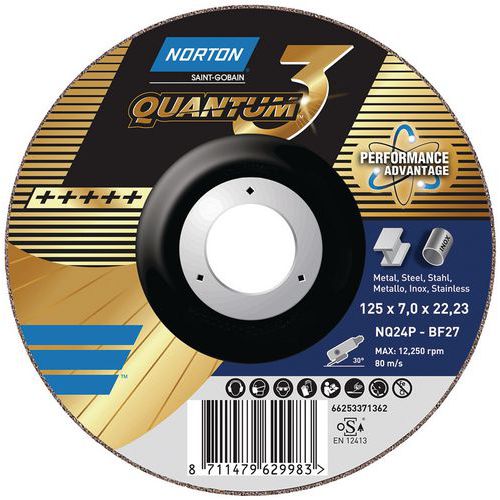 Brusný kotouč Norton na kov Quantum 3