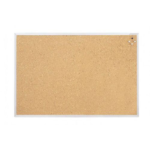 Korková tabule Magnetoplan SP optimal ALU 120x90 cm Korková tabule SP optimal Magnetoplan je vsazena do hliníkového eloxovaného rámu. Rohy tabule jsou tvořeny zaobleným plastovým dílem šedé barvy. Tvarovou stálost zajišťuje robustní konstrukce s kovovou zadní stranou.