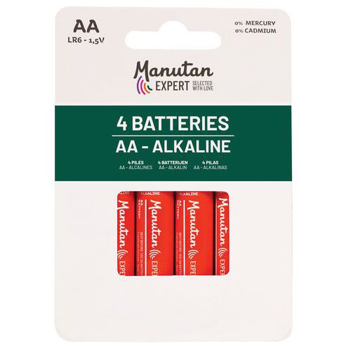 Alkalická baterie Manutan Expert AA (LR06)