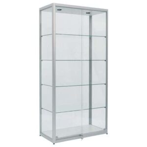 Skleněná produktová vitrína Deka s osvětlením