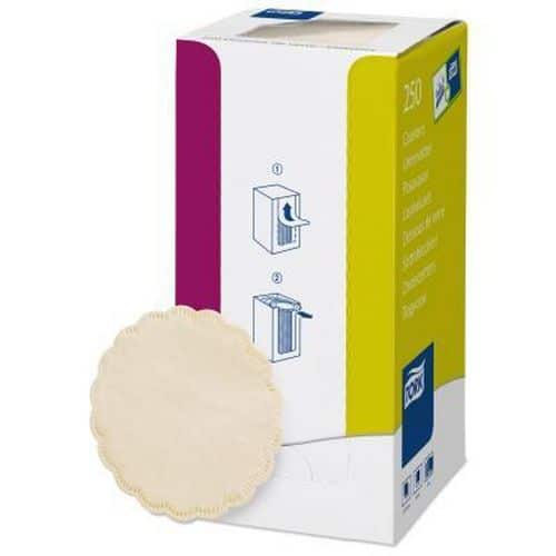 Papírová rozetka pod nápoje Tork 9 cm