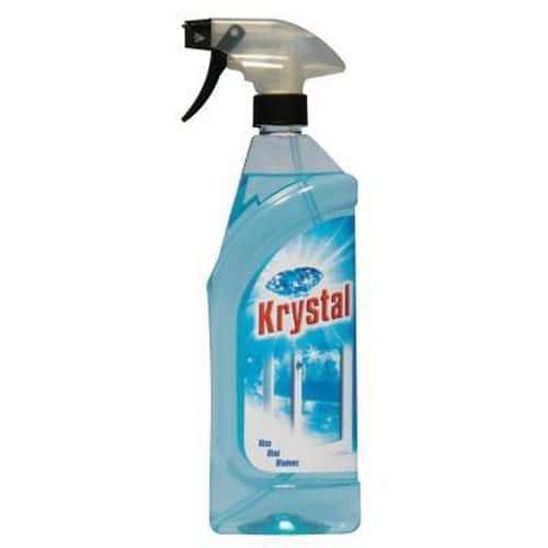 Krystal na okna 750ml ve spreji Krystal na okna 750ml ve spreji. Výrobek se vyznačuje vysokou účinností. Může se použít přímo na znečištěné skleněné plochy bez předchozího ošetření saponátovým roztokem. Skleněné plochy
