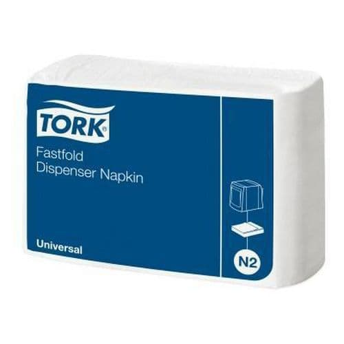 Papírové ubrousky Tork 1vrstva 25x30 bílé do zásobníku N2
