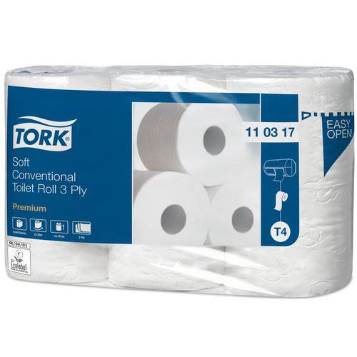 Toaletní papír Tork Premium Extra Soft 3vrstvy 248 útržků T4